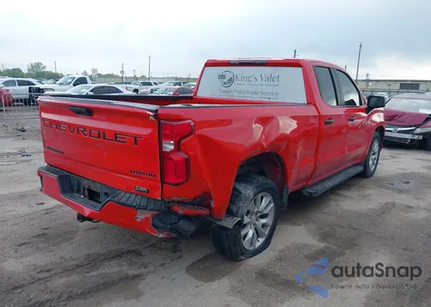 2020 Chevrolet Silverado 1500 2Wd Double Cab Standard Bed Custom from USA, damaged, VIN 1GCRWBEH0LZ204605